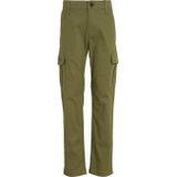 Tommy Hilfiger - Cargobroek - Khaki - 98% Katoen - Mouwloos