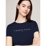 Tommy Jeans D - T-shirt - Vrouwen - C1G Dark Night