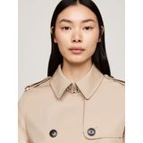 Tommy Hilfiger - Trenchcoat - Beige - Dames - Slim Fit - Met Heupriem