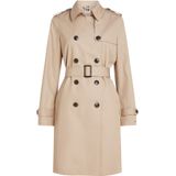 Tommy Hilfiger - Trenchcoat - Beige - Dames - Slim Fit - Met Heupriem
