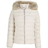 Tommy Jeans - Winterjas - Zwart - Gewatteerde Jas - Afneembare Capuchon