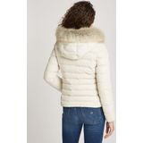 Tommy Jeans - Winterjas - Zwart - Gewatteerde Jas - Afneembare Capuchon