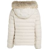 Tommy Jeans - Winterjas - Zwart - Gewatteerde Jas - Afneembare Capuchon