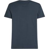 Tommy Hilfiger - Core Tommy Logo Tee - T-shirt - Grijs - Katoen