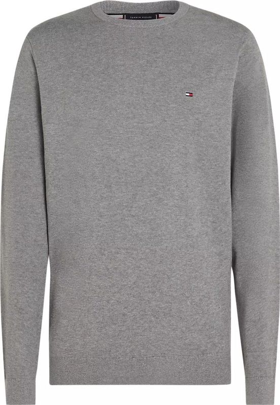 Tommy Hilfiger - Pullover - Grijs - Katoen