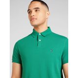 Tommy Hilfiger - S/S Polo - Groen - Biologisch Katoen