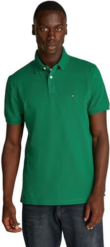 Tommy Hilfiger - S/S Polo - Groen - Biologisch Katoen