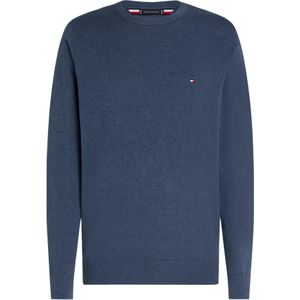 Tommy Hilfiger heren pullover katoen, middenblauw