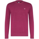 Tommy Jeans - Katoenen Trui - Paars - 100% Katoen