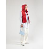 Tommy Hilfiger Dames Lw Gewatteerd Global Stripe Vest, Terra Rood, XS