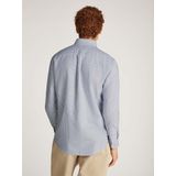 Overhemd - Royal Blue/White - Regular Fit - Lange Mouwen - Button-Downkraag