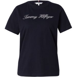Tommy Hilfiger - Script T-shirt - Wit - Katoen