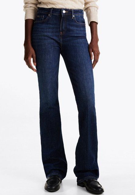 Tommy Hilfiger - Bootcut Jeans - Donker - Katoen - Stretch Denim