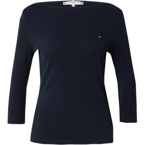 TOMMY HILFIGER New Cody Slim Boat NK 3/4SLV WW0WW4058902G002 blauw maat XS, blauw (Notre Desert Sky), XS, Blauw (Notre Desert Sky)