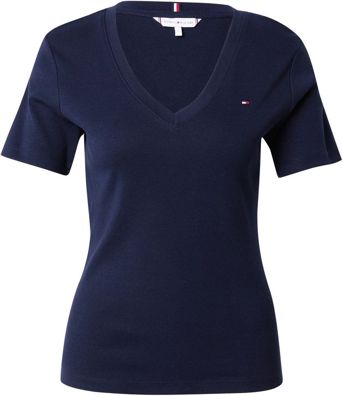 Tommy Hilfiger - WW0WW40584 - T-shirt - Wit - Katoen - Slim Fit