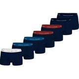 Tommy Hilfiger - Heren Trunks Boxers - Blauw - 7-Pack Katoenen Onderbroeken