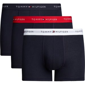 Tommy Hilfiger - Tri-Pack Boxershorts - Rood/Wit/Blauw - 95% Katoen