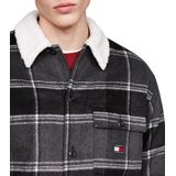 Tommy Jeans - CHECK SHERPA - Overhemdjack - Groen - Katoen
