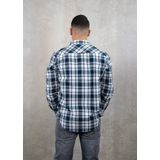 Tommy Jeans - Ruitshirt - Blauw - Regeneratief Katoen - Regular Fit