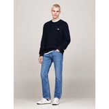 Tommy Hilfiger Slim Fit Trui Gebreid - Donkerblauw