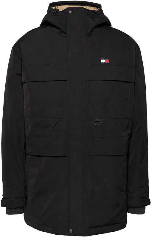 Tommy Jeans - TJM TECH CANVAS PARKA - Bodywarmer - Zwart
