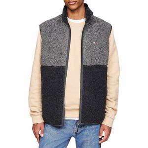 Tommy Hilfiger - Hooded Zip Jacket - Zwart - 100% Polyester - Regular Fit