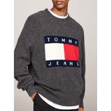 Tommy Hilfiger, Heren, Truien, Grijs, Maat: XS Wol,
