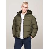 Tommy Jeans - Groene Donsjas - Heren - Polyester - Aw 24