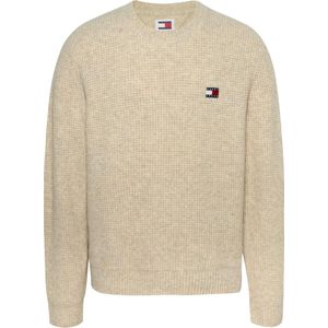 Tommy Jeans - Heren Sweaters Waffle Sweater - Beige