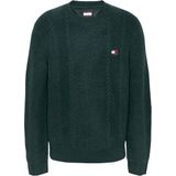 Tommy Hilfiger - Slim Fit Knit Jersey - Trui - Groen