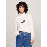 Tommy Hilfiger, Dames, Truien, Wit, Maat: XS Wol,