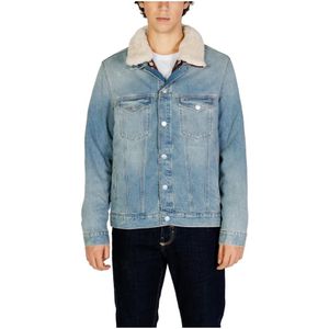 Denim Jas met Sherpa-Kraag
