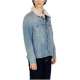 Denim Jas met Sherpa-Kraag