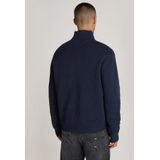 Tommy Jeans - TJM Reg Half Zip - Sweater - Blauw - 100% Biologisch Katoen