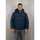 Tommy Jeans - Essential - Gewatteerde Winterjas - Marine / Rood / Wit