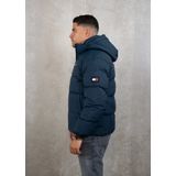 Tommy Jeans Essentiële warme donsjas voor heren, blauw (Dark Night Navy), XXL, donkerblauw, XXL, Donker Navy Blauw, XXL