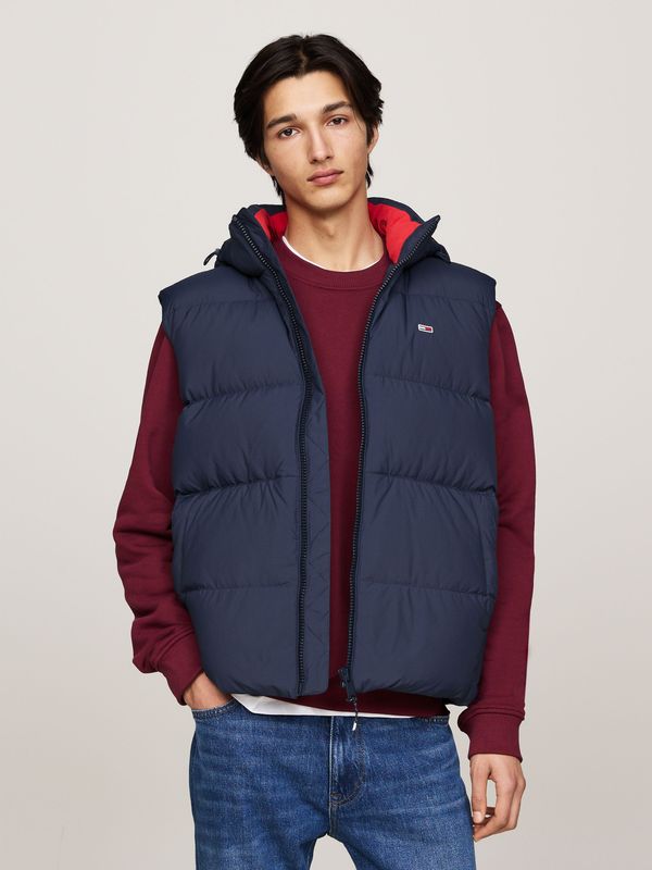 Tommy Jeans - Essential - Bodywarmer - Navy - Donkerblauw - Rood - Wit