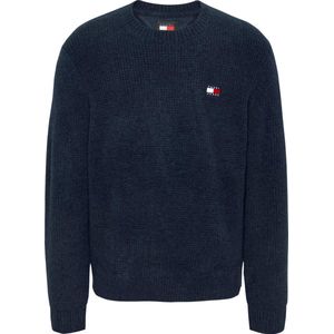 Tommy Jeans - Heren Sweaters Waffle Sweater - Blauw