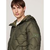 Tommy Hilfiger - Stijlvolle Jas RBN - Groen - Heren - Polyester