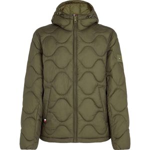 Tommy Hilfiger, Jassen, Heren, Groen, M, Polyester, Stijlvolle Jas RBN