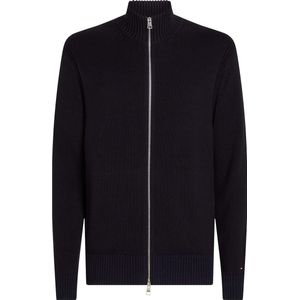 Tommy Hilfiger - Vest - Donkerblauw - Katoen/Polyamide