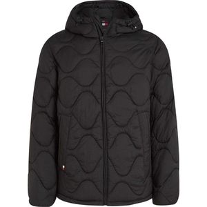 Tommy Hilfiger - ONION QUILTED HOODED JACKET - Gewatteerde Jas - Zwart