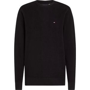 Tommy Hilfiger Rundhalspullover "ESSENTIAL STRUCTURE CREW NECK", mit feiner Struktur