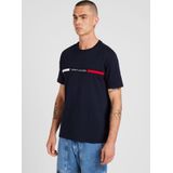Tommy Hilfiger - Hilfiger Chest Insert Tee Mw0mw36498 - T-shirt - Wit - Korte Mouwen