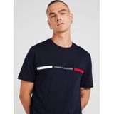Tommy Hilfiger - Hilfiger Chest Insert Tee Mw0mw36498 - T-shirt - Wit - Korte Mouwen