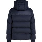 Tommy Hilfiger - MIX DOWN HOODED PUFFER JACKET - Gewatteerde Jas - Desert Sky - Met Afneembare Capuchon