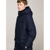 Tommy Hilfiger - Gewatteerde Parka - Donkerblauw - 80% Gerecycled Nylon