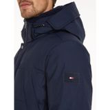 Tommy Hilfiger - Gewatteerde Parka - Donkerblauw - 80% Gerecycled Nylon