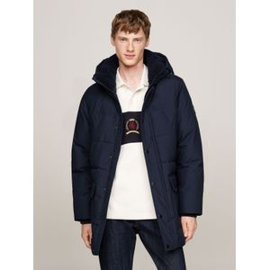 Tommy Hilfiger - Gewatteerde Parka - Donkerblauw - 80% Gerecycled Nylon
