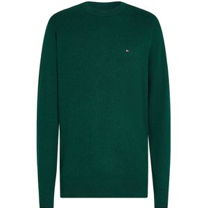 Tommy Hilfiger Lamswol Trui Met Crew-Hals - Streetwear - Volwassen